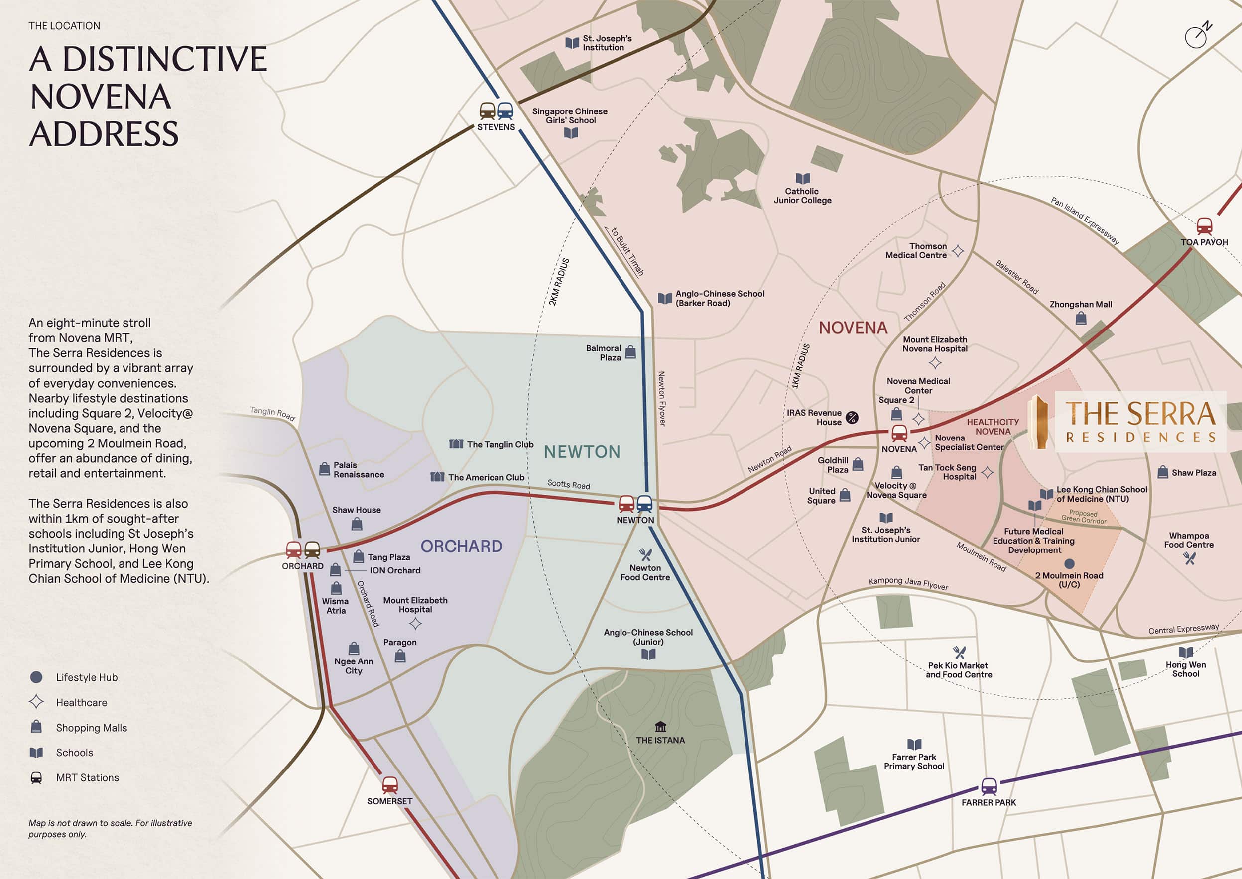 The Serra Residences Location Map